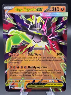 Mega Zygarde EX 47/88 Double Rare Pokemon Perfect Order NM - Image 1