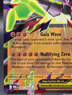 Mega Zygarde EX 47/88 Double Rare Pokemon Perfect Order NM - Image 4