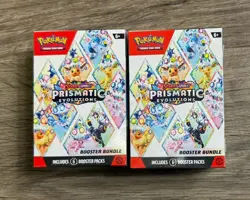 Pokemon TCG Scarlet & Violet Prismatic Evolutions Booster Bundle Lot Of 2 SEALED - Image 1