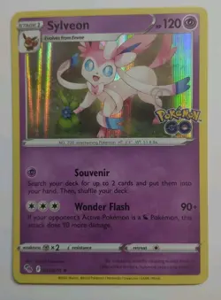 Pokemon GO - Sylveon # 035/078 Holo Rare Holo NM+ - Image 1