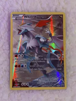 Pokemon White Kyurem XY81 Black Star Promo Holo Full Art - Image 1