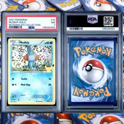 2021 POKEMON McDONALD'S COLLECTION MUDKIP #19/25 PROMO HOLO PSA 7 - Image 1