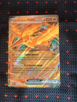 Team Rocket's Moltres ex - 💥Destined Rivals STAMPED💥031/182 - Pokemon TCG - Image 1