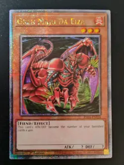 Near Mint Yugioh Gren Maju Da Eiza Quarter Century Secret Rare RA04-EN124 - Image 1