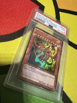 2010 Yugioh LC01-EN002 Slifer The Sky Dragon Ultra Rare PSA 9 Mint Graded 2010 - Image 1