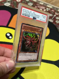 2010 Yugioh LC01-EN002 Slifer The Sky Dragon Ultra Rare PSA 9 Mint Graded 2010 - Image 2