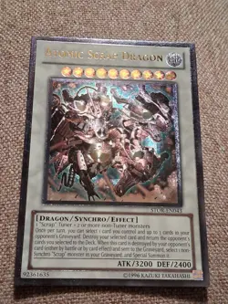 Yu-Gi-Oh Atomic Scrap Dragon UTR Euro Print STOR NM - Image 1