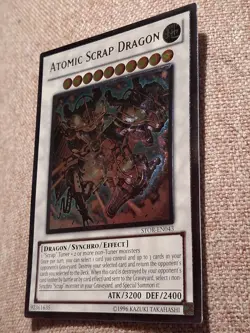 Yu-Gi-Oh Atomic Scrap Dragon UTR Euro Print STOR NM - Image 2