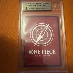 BGS 10 Monkey.D.Luffy (Dodgers x ONE PIECE) EB02-010 Dodgers Luffy Promo Card - Image 2