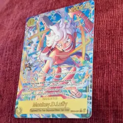 Bandai One Piece Card Game Monkey D. Luffy EB04-061 SEC Holo 10 Cost 12000 Power - Image 3