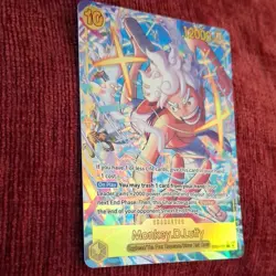Bandai One Piece Card Game Monkey D. Luffy EB04-061 SEC Holo 10 Cost 12000 Power - Image 4