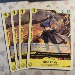 Nico Olivia Playset - OP09-106 x4 - Emperors in the New World - One Piece TCG - Image 1