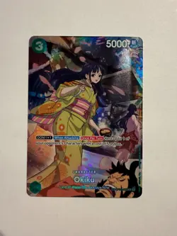 Okiku (SP) OP01-035 R One Piece 500 Years in the Future OP07 NM Full Art Rare - Image 1