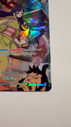 Okiku (SP) OP01-035 R One Piece 500 Years in the Future OP07 NM Full Art Rare - Image 2