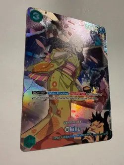 Okiku (SP) OP01-035 R One Piece 500 Years in the Future OP07 NM Full Art Rare - Image 3