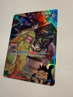 Okiku (SP) OP01-035 R One Piece 500 Years in the Future OP07 NM Full Art Rare - Image 4