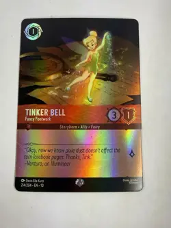 Tinker Bell-Fancy Footwork Epic Foil Disney Lorcana Foil 214/204 Eng - Image 1