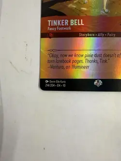 Tinker Bell-Fancy Footwork Epic Foil Disney Lorcana Foil 214/204 Eng - Image 5