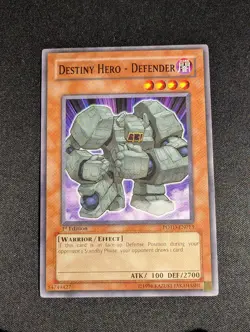 Yugioh - Destiny HERO - Defender POTD-EN013 1st Edition Common NM - Image 1