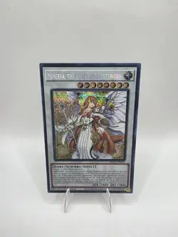 Yugioh! Minerva, the Athenian Lightsworn MP25-EN069 Secret Rare 1st Edition NM - Image 1