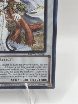 Yugioh! Minerva, the Athenian Lightsworn MP25-EN069 Secret Rare 1st Edition NM - Image 5