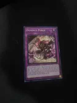 YUGIOH - DOMINUS PURGE - PRISMATIC SECRET RARE - MP25 - NM - 1ST ED - Image 4