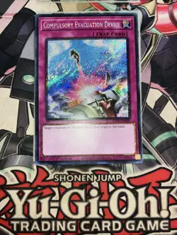 Compulsory Evacuation Device Platinum Secret Rare RA01-EN069 Yugioh - Image 1