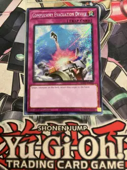 Compulsory Evacuation Device Platinum Secret Rare RA01-EN069 Yugioh - Image 2
