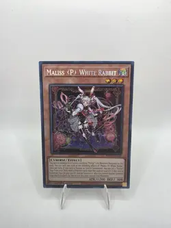 Yugioh! Maliss P White Rabbit MP25-EN122 Mega Pack Prismatic Secret Rare NM - Image 1