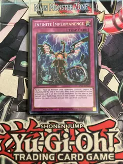Infinite Impermanence Secret Rare 1st Edition RA01-EN075 Yugioh - Image 1