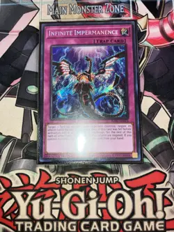 Infinite Impermanence Secret Rare 1st Edition RA01-EN075 Yugioh - Image 2