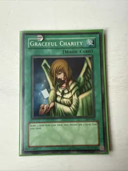 Graceful Charity SDP-040 Super Rare Yugioh Card LP - Image 1