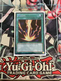 Raigeki Secret Rare 1st Edition LCYW-EN054 Yugioh - Image 1