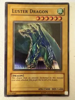YUGIOH Luster Dragon LOD-050 Super Rare MP - Image 2