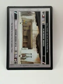 Decipher Inc - Star Wars "TATOOINE: DOCKING BAY 94" 1995 CCG Trading Card -black - Image 5