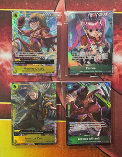 One Piece Card Game Illustration Box Vol 3 and 4 Sealed Promos Set - Image 1