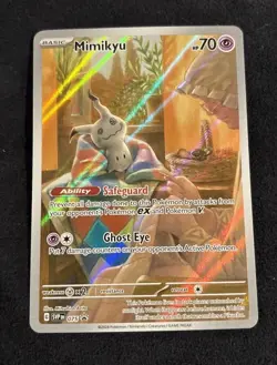 Pokemon TCG Mimikyu Scarlet & Violet Promo Card 075 Near Mint Condition - Image 1