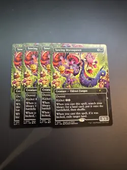 Sowing Mycospawn (Borderless) Secret Lair Magic MTG x4 - Image 1