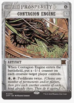 MTG~ Contagion Engine - Outlaws of Thunder Junction: Breaking News~Mythic~NM - Image 2