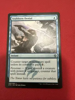 Stubborn Denial Khans of Tarkir Regular - Image 1