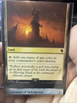 Command Tower (0484) Commander: Final Fantasy Misprint Miscut Mtg - Image 1
