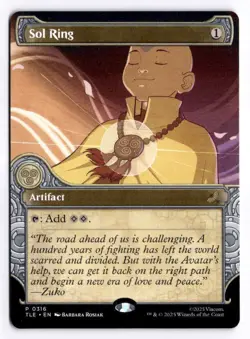 Magic: The Gathering Avatar: TLA Sol Ring (Showcase) - Image 1