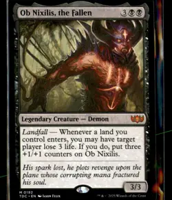 Ob Nixilis, the Fallen Commander: Tarkir: Dragonstorm Regular - Image 1