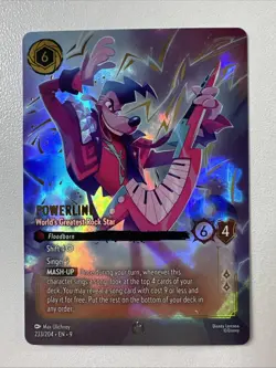 Lorcana TCG: Fabled - Powerline - World's Greatest Rockstar (Enchanted) 233/204 - Image 1