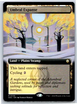 Umbral Expanse (Extended Art) Commander: Secrets of Strixhaven 108 Regular MTGNM - Image 1