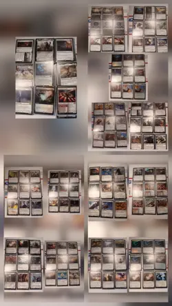 117 Pc. Magic The Gathering WHITE RARES & MYTHICS Lot (Mostly Commander Ed.) - Image 1