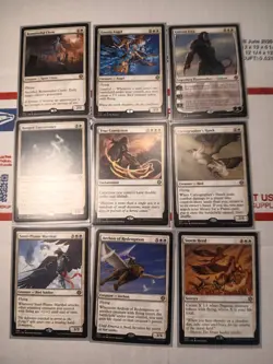 117 Pc. Magic The Gathering WHITE RARES & MYTHICS Lot (Mostly Commander Ed.) - Image 3