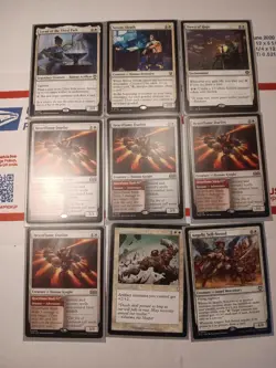 117 Pc. Magic The Gathering WHITE RARES & MYTHICS Lot (Mostly Commander Ed.) - Image 4