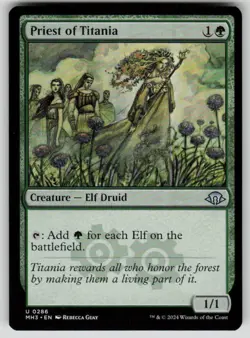 Priest of Titania Uncommon Modern Horizons 3 286 MTG Near Mint 2024 - Image 1
