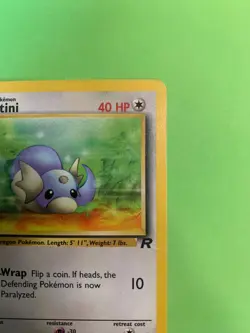 Dratini 53/82 | Team Rocket First Edition | Pokemon TCG Common with crease - Image 3